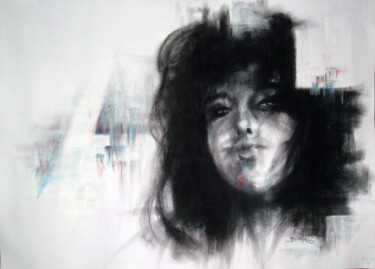 Peinture intitulée ""webcam"" par Valerio Scarapazzi, Œuvre d'art originale, Autre