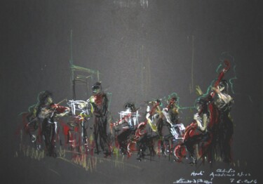 Disegno intitolato ""Orchestra Archi Ac…" da Valerio Scarapazzi, Opera d'arte originale, Altro