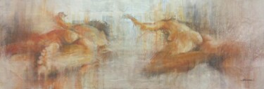 Pittura intitolato ""Nudi Femminili"" da Valerio Scarapazzi, Opera d'arte originale