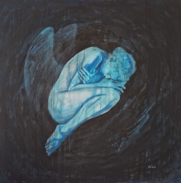 Painting titled "Solitude IV" by Valeriu-Daniel Nastase, Original Artwork, Acrylic
