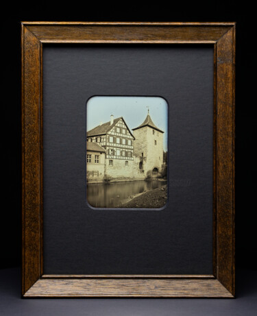 Photography titled "Sulfertor am Kocher…" by Valerius Geng, Original Artwork, Analog photography Mounted on Cardboard