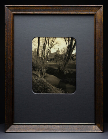 Fotografie mit dem Titel "Lauchheim - Fluss J…" von Valerius Geng, Original-Kunstwerk, Analog Fotografie Auf Karton montiert