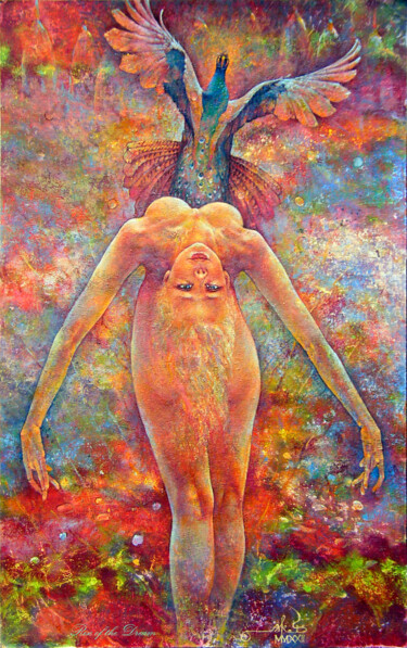 Painting titled "Rise of the Dream" by Valeriy Kot, Original Artwork, Oil