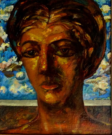 Painting titled "mokoche" by Valériy Mishchenko, Original Artwork, Oil