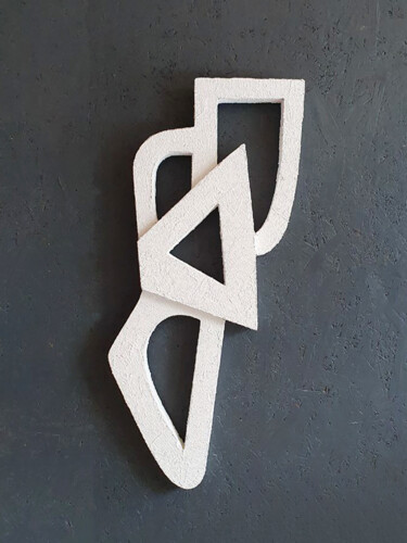 Skulptur mit dem Titel "Middle earth" von Valeriy Osmakov, Original-Kunstwerk, Polymer Ton Auf Andere starre Platte montiert