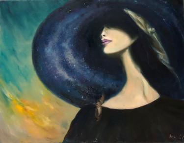 Картина под названием "Облачный атлас" - Валерия Петрова, Подлинное произведение искусства, Масло