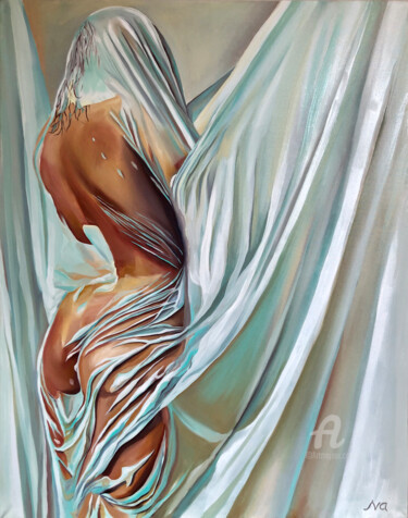 Painting titled "Body and Desire" by Valeriya Ishchenko, Original Artwork, Oil