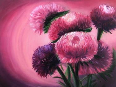 Peinture intitulée "Flowers collection" par Valeriya Samchileeva, Œuvre d'art originale, Huile