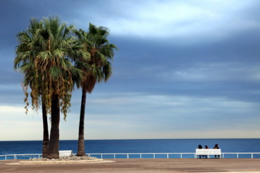 Fotografia intitulada "Les trois palmiers." por Valery Trillaud, Obras de arte originais