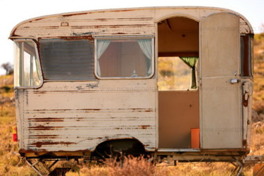 Photography titled "La caravane" by Valery Trillaud, Original Artwork, Non Manipulated Photography