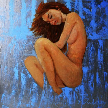 Картина под названием "Blue Son." - Valery Budanov, Подлинное произведение искусства, Масло