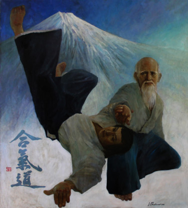 Peinture intitulée "An old master of Ai…" par Valery Budanov, Œuvre d'art originale, Huile