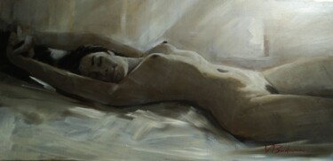 Картина под названием "Stretch." - Valery Budanov, Подлинное произведение искусства, Масло