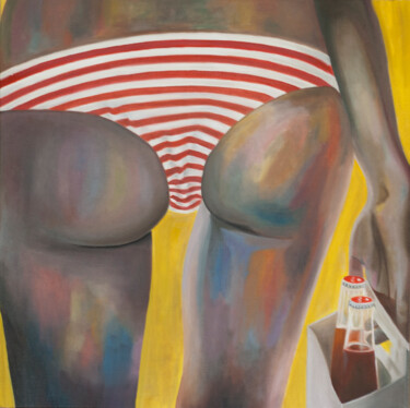 Картина под названием "Original Oil Body p…" - Valeryia Plociennik, Подлинное произведение искусства, Масло
