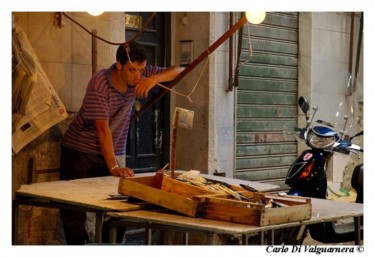 Fotografia intitolato "Palermo, quartiere…" da Carlo Di Valguarnera, Opera d'arte originale