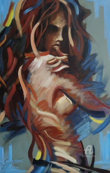 Malerei mit dem Titel "Дакини\Dakini" von Valentina Botvina, Original-Kunstwerk, Öl