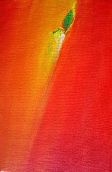 Peinture intitulée "gamme rouge - dipty…" par Valia Solène, Œuvre d'art originale, Huile