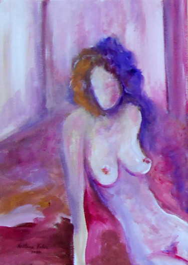 Pittura intitolato "Nude #6" da Kristina Valić, Opera d'arte originale, Acrilico