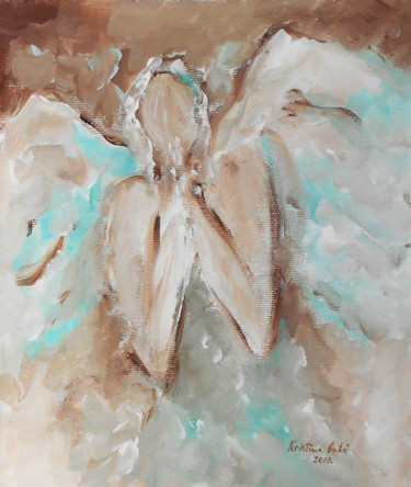 Pittura intitolato "Angel #10" da Kristina Valić, Opera d'arte originale, Acrilico