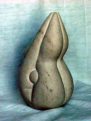 雕塑 标题为“La goutte” 由Valja, 原创艺术品, 石