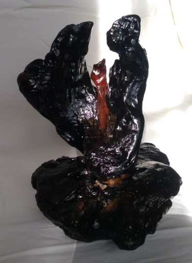 Sculpture intitulée "Eternel féminin" par Valja, Œuvre d'art originale, Bois