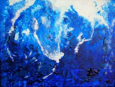 Painting titled "Marine" by Vall, Original Artwork, Acrylic