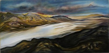 Painting titled "Death Valley: Salt…" by Linda Vallejo, Original Artwork, Oil