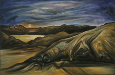 Painting titled "Twenty Nine Palms" by Linda Vallejo, Original Artwork