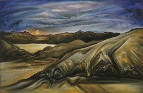 Painting titled "29 Palms" by Linda Vallejo, Original Artwork