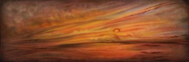 Painting titled "Fire and Earth" by Linda Vallejo, Original Artwork