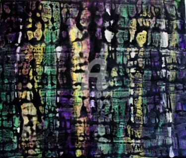 Peinture intitulée "" La couleur des se…" par Val Mat, Œuvre d'art originale, Huile
