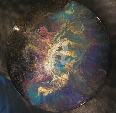 Pittura intitolato "Galaxie 1" da Valou., Opera d'arte originale, Acrilico