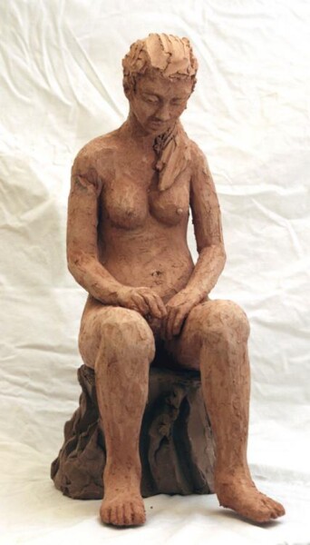Sculpture intitulée "Adriana" par Valquiria Imperiano, Œuvre d'art originale, Céramique