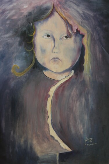 Peinture intitulée "Il a cassé ma poupée" par Valquiria Imperiano, Œuvre d'art originale, Huile