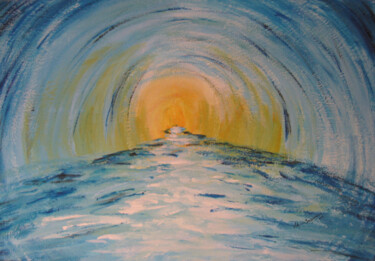 Painting titled "Le passage" by Valquiria Imperiano, Original Artwork, Acrylic