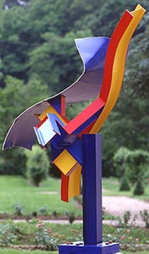 Sculpture intitulée "Sur le dos du vent" par Valtat Alain, Œuvre d'art originale