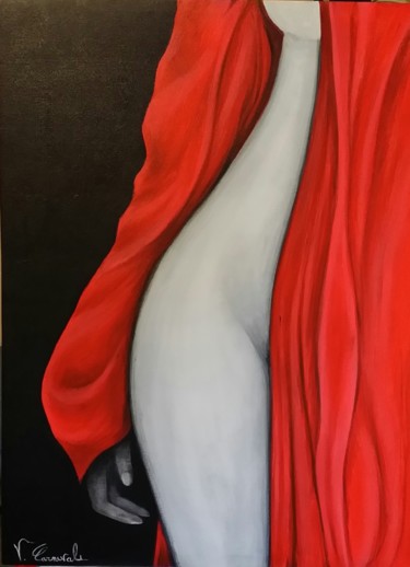Painting titled "Malizia" by Valter Carnevale, Original Artwork, Acrylic