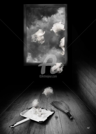 Photographie intitulée "" Angel dust "" par Valy, Œuvre d'art originale, Photographie numérique