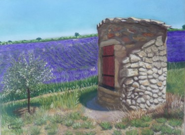 Dessin intitulée "En Provence" par Vame, Œuvre d'art originale, Autre