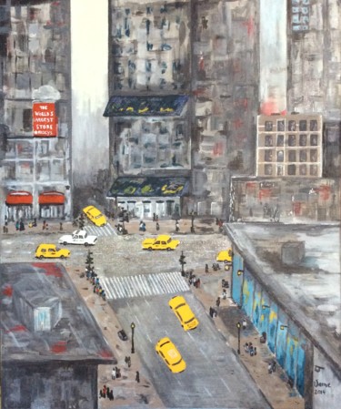 Peinture intitulée "New york City" par Vame, Œuvre d'art originale