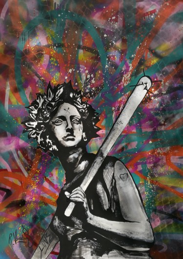 Aphrodite Peinture intitulée "Aphrodite" par Rinalds Vanadziņš, Œuvre d'art originale, Acrylique