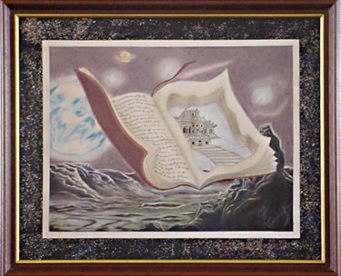 Peinture intitulée "La Connaissance" par Ghislaine Vancaneghem, Œuvre d'art originale