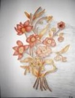 Pintura titulada "Flores" por Vanda Estriga, Obra de arte original