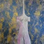 Peinture intitulée "nue.jpg" par Van Der Vynckt, Œuvre d'art originale