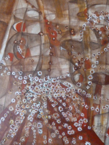 Peinture intitulée "une brassée de camo…" par Vandorpe Amdv, Œuvre d'art originale, Huile