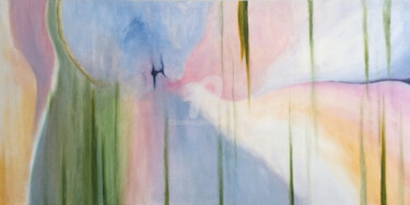 Malarstwo zatytułowany „Jardin” autorstwa Vanessa Baegne, Oryginalna praca, Akryl