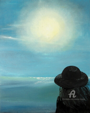 Картина под названием "Après la tempête" - Vanessa Baegne, Подлинное произведение искусства, Масло Установлен на Деревянная…
