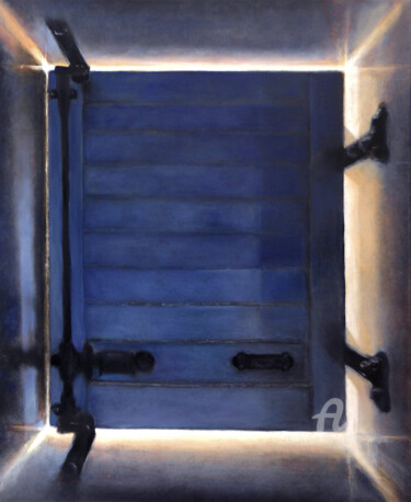 Pintura titulada "Laissez entrer la l…" por Vanessa Baegne, Obra de arte original, Oleo Montado en Bastidor de camilla de ma…