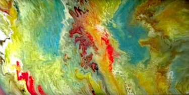 Pittura intitolato "Vibration" da Vanessa Bionnier, Opera d'arte originale, Acrilico