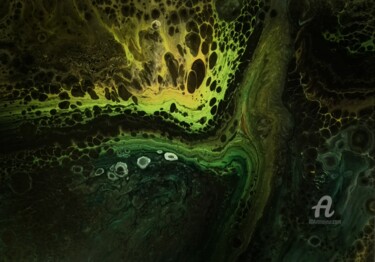Peinture intitulée "Le monde de Loki" par Vanessa Bionnier, Œuvre d'art originale, Acrylique